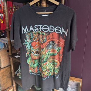 Mastodon Band T-shirt Men's Medium Metal Tee Black Crazy Graphic